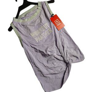 Reddy Dog XL Lightweight Workout Partner Purple T-Shirt For Pets